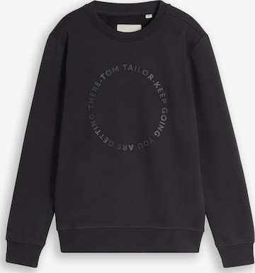 TOM TAILOR Sweatshirt in Grey: front