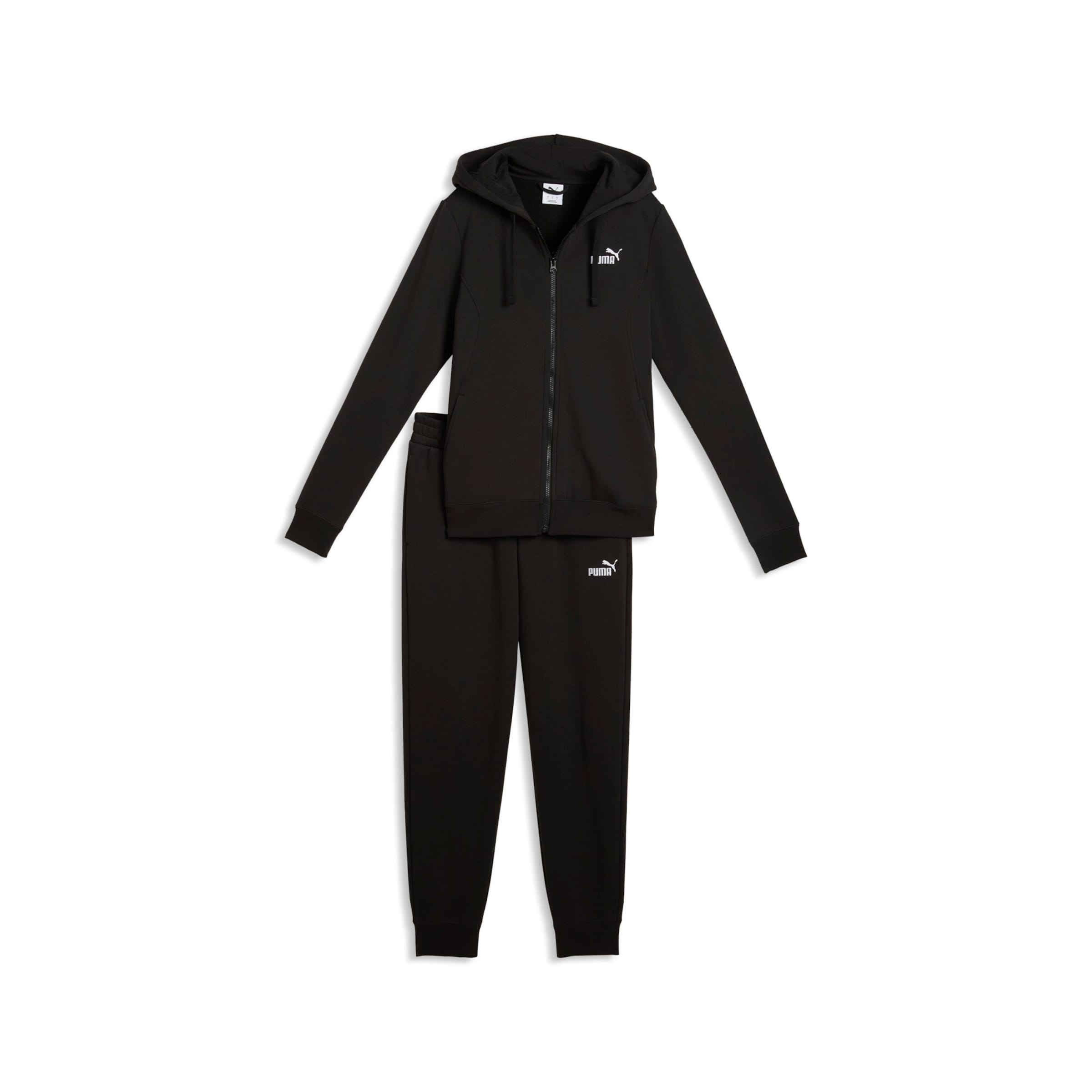 PUMA Tracksuit in Black: front