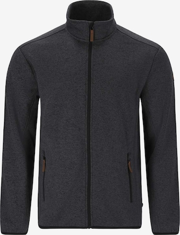 Gipfelglück Athletic Fleece Jacket 'Heinz' in Grey: front