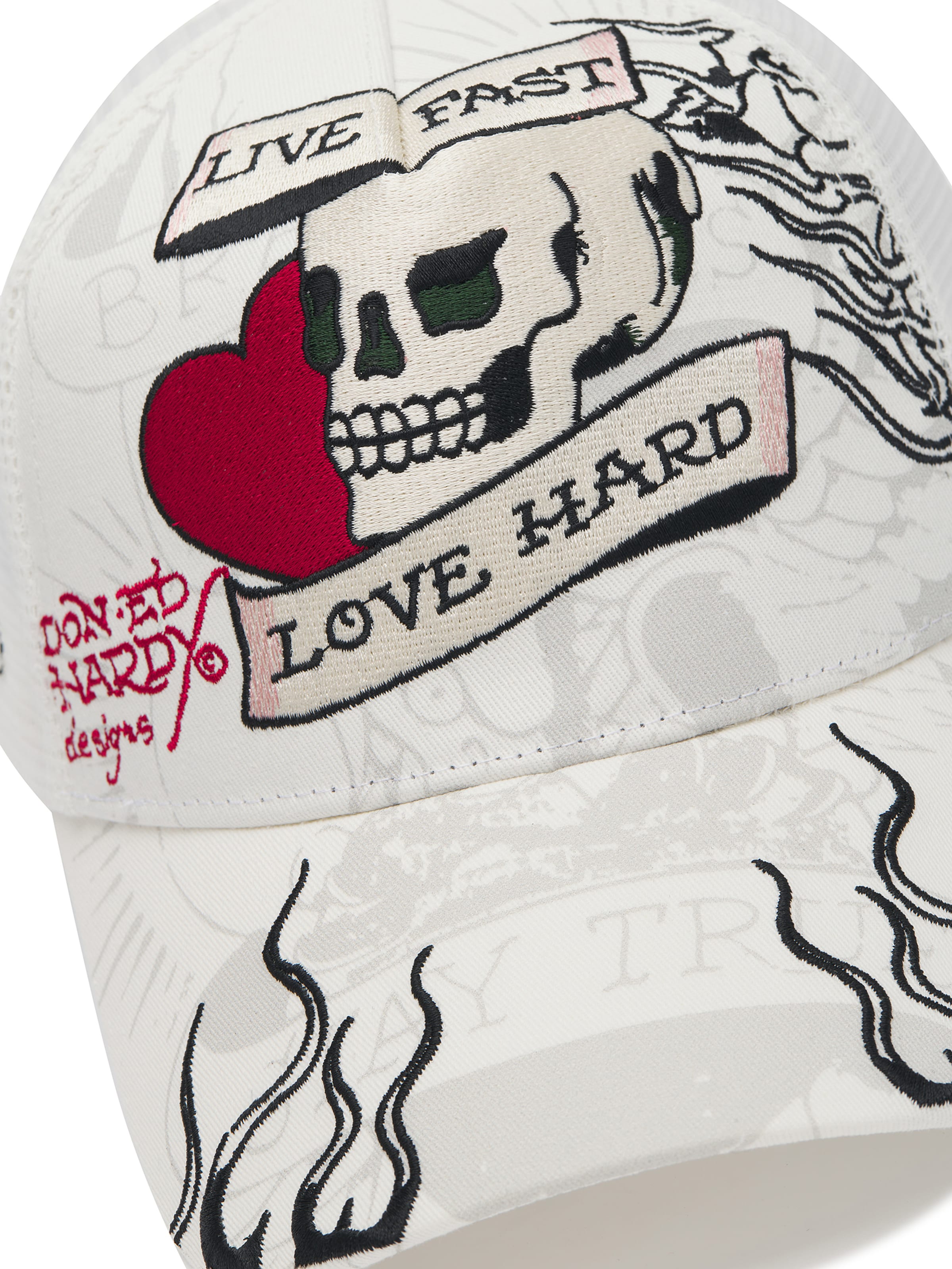 Ed Hardy Keps i vit