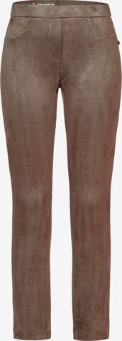 STEHMANN Slim fit Pants 'Loli' in Brown: front