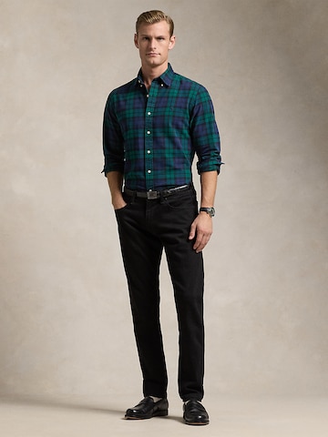 Polo Ralph Lauren Слим Рубашка в Зеленый