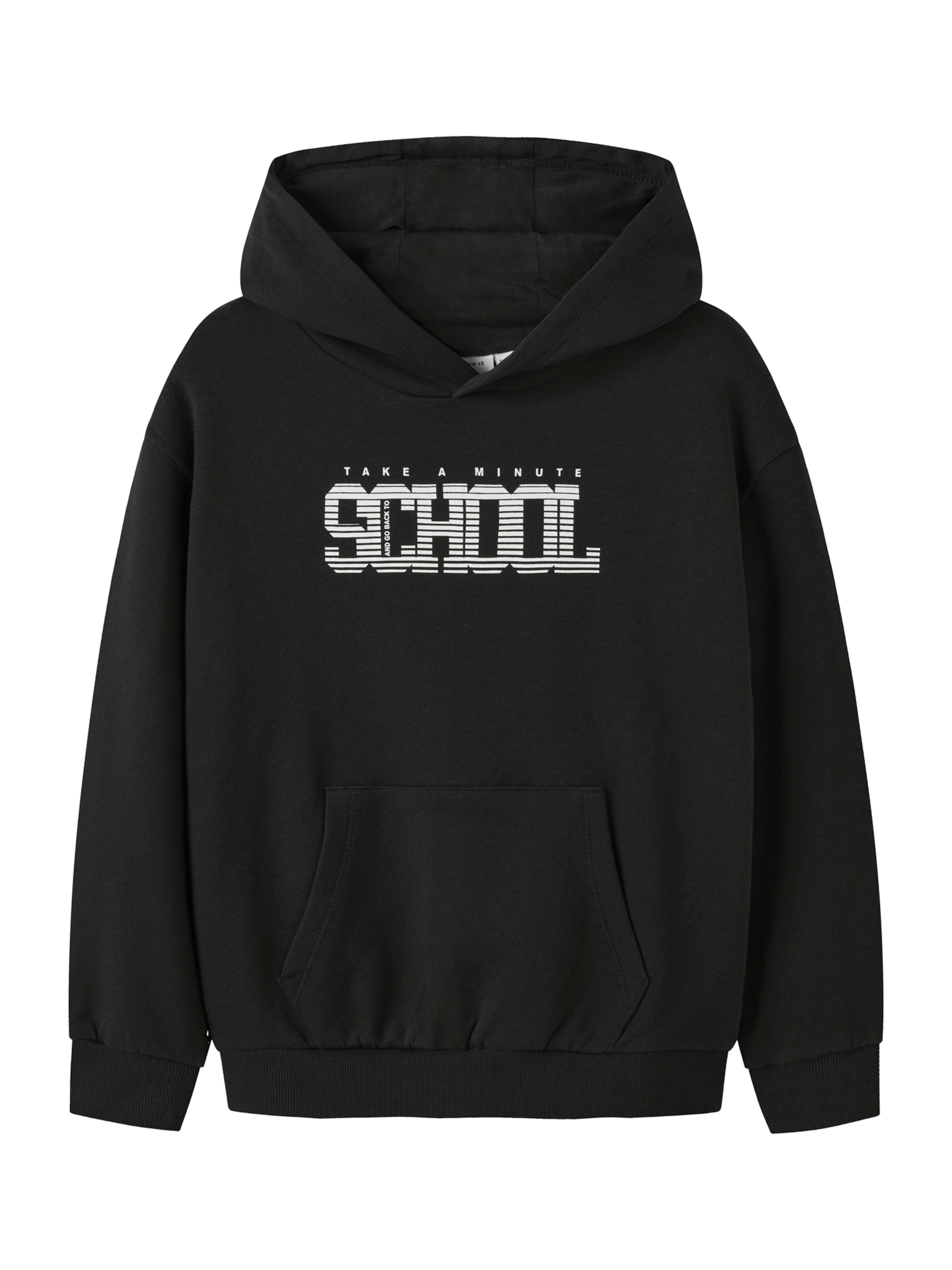 Felpa 'NKMLUCAS' di NAME IT in nero: frontale