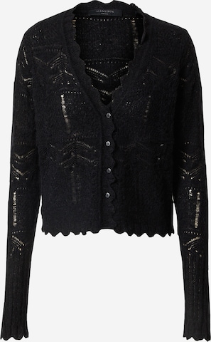 AllSaints Gebreid vest 'VANESSA' in Zwart: voorkant