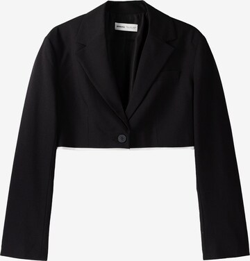 Blazer Bershka en noir : devant