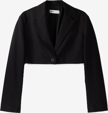 Bershka Blazer | črna barva: sprednja stran