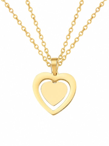 Hey Happiness Ketting 'Connected Mother and Daughter Heart' in Goud