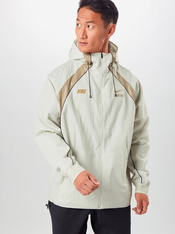 Regular fit Giacca di felpa di Nike Sportswear in bianco: frontale