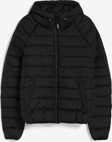 Bershka Between-Season Jacket in Black: front