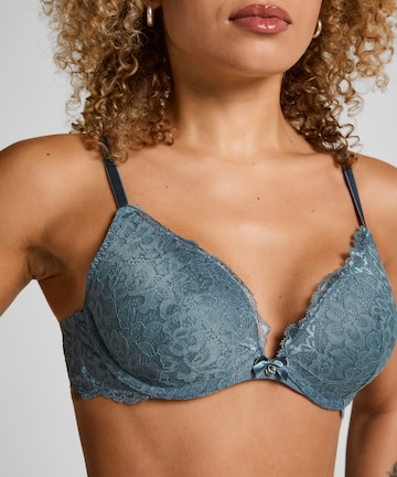 Hunkemöller Push-up Bra 'Marine' in Blue