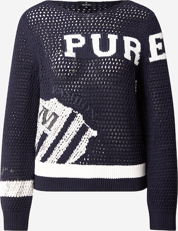 monariPulover - plava boja: prednji dio