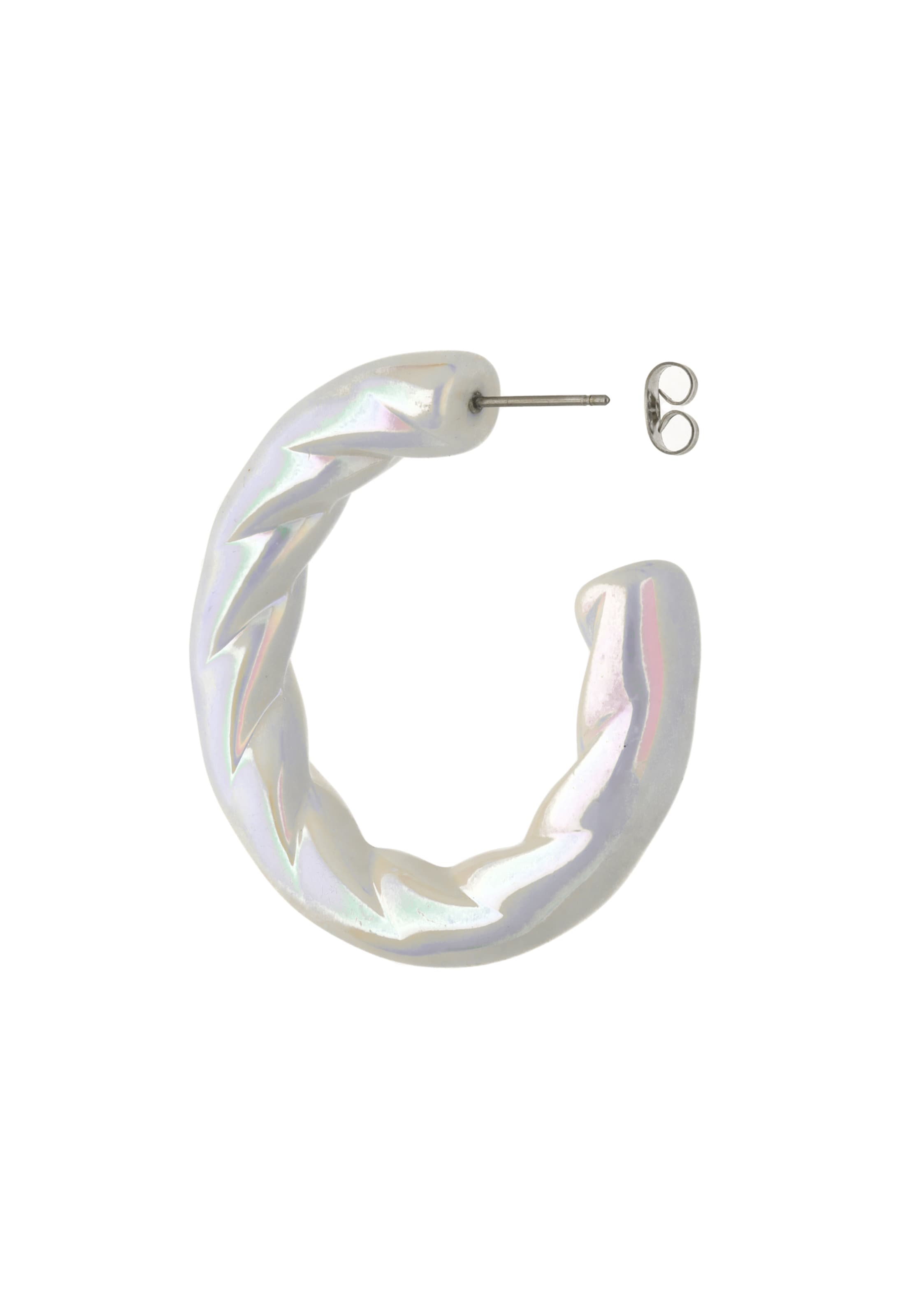 Boucles d'oreilles myMo at night en blanc