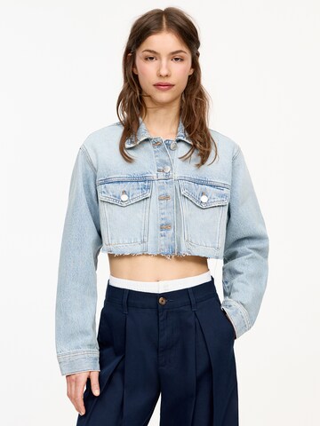 Pull&Bear Átmeneti dzseki 'CAZADORA' - kék: elől