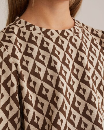 WE Fashion Sweatshirt in Beige
