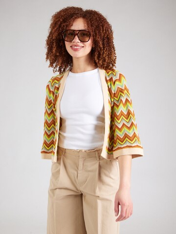 King Louie Knit cardigan in Mixed colours: front