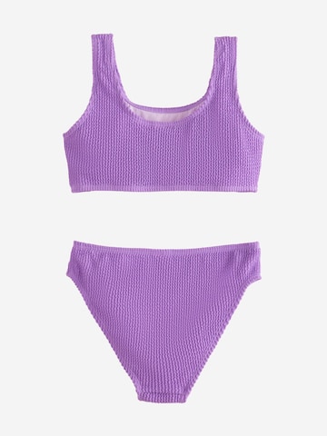 Lipsy Bustier Bikini in Lila