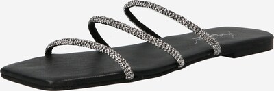 Karolina Kurkova Originals Pantolette 'Taira' i svart / silver, Produktvy