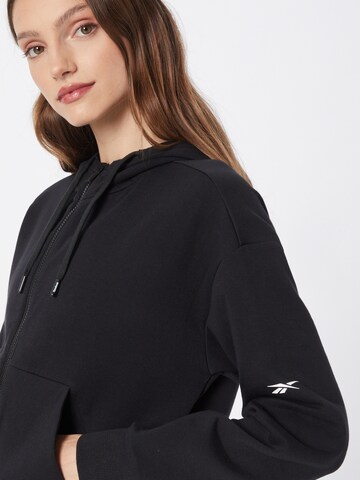 Giacca di felpa sportiva 'Dreamblend' di Reebok in nero