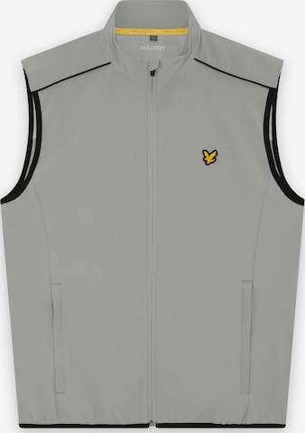 Lyle & Scott Sportbodywarmer in Grijs: voorkant