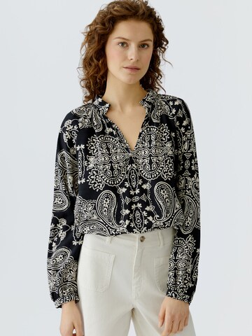OUI Blouse in Black: front