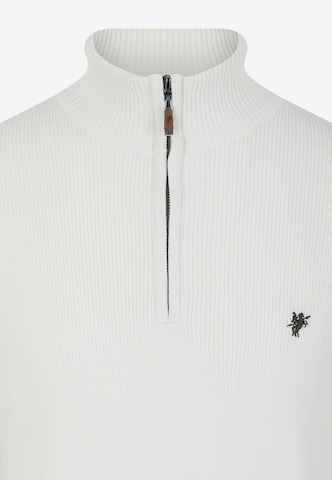 DENIM CULTURE Sweater 'Honour' in White
