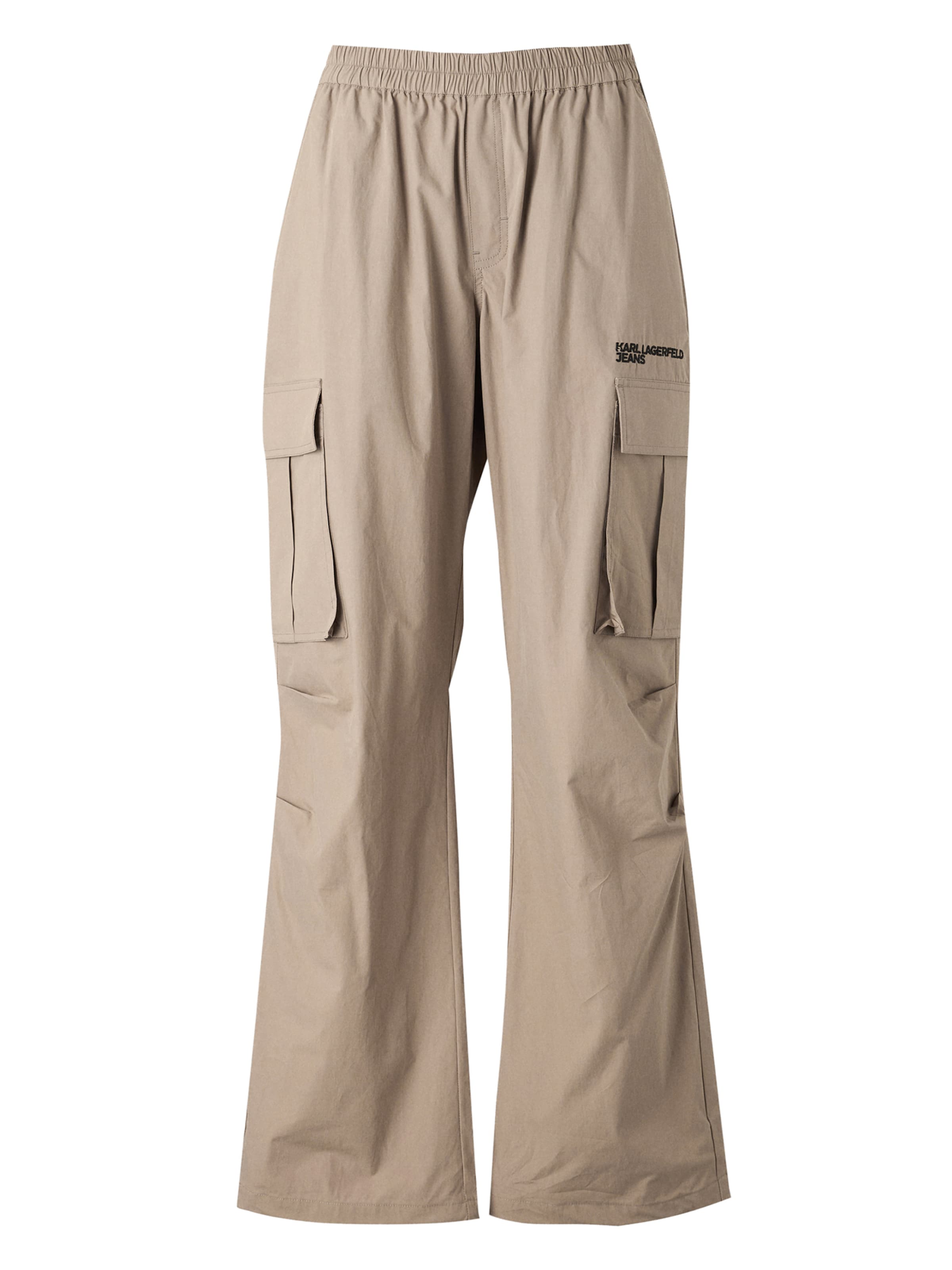 KARL LAGERFELD JEANS Cargo trousers in Beige / Black, Item view