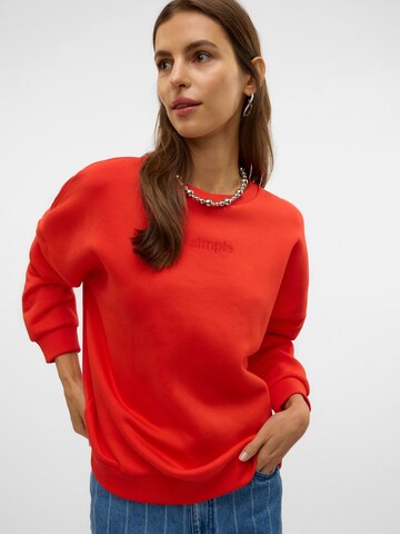 VERO MODA Sweatshirt 'VMPERNILLE' in Red: front
