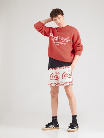 Loosefit Pantalon 'Coca-Cola Classic' ADIDAS ORIGINALS en blanc