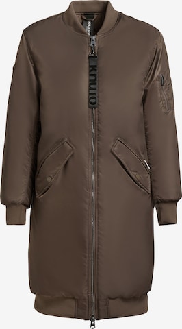 Manteau mi-saison 'Lulu' khujo en marron : devant