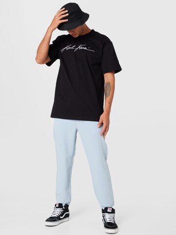 Urban Classics Tapered Trousers in Blue