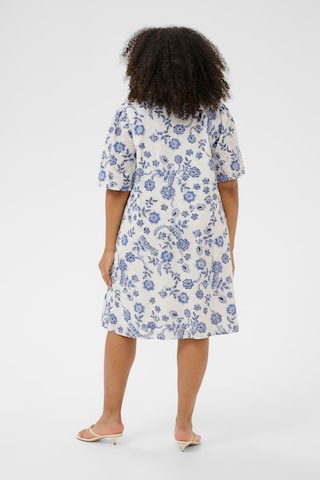 KAFFE CURVE Jurk 'KClula' in Wit