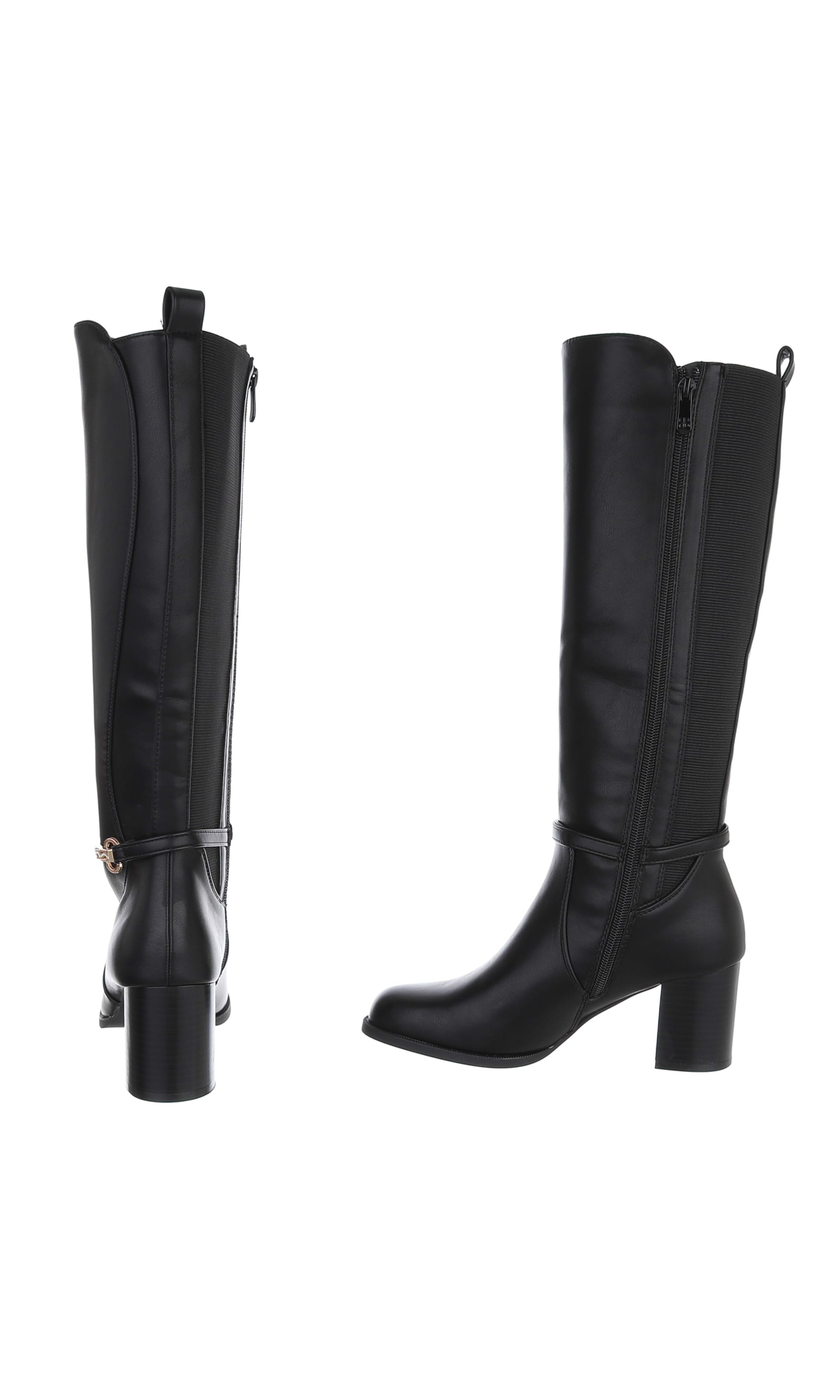 Ital-Design Stiefel in Schwarz