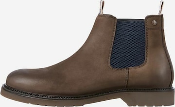 JACK & JONES Chelsea boots 'Leyton' in Brown: front