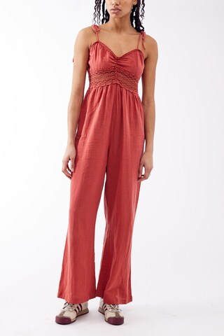 Tuta jumpsuit 'Tilly ' di BDG Urban Outfitters in rosso: frontale