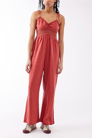 Tuta jumpsuit 'Tilly ' di BDG Urban Outfitters in rosso: frontale