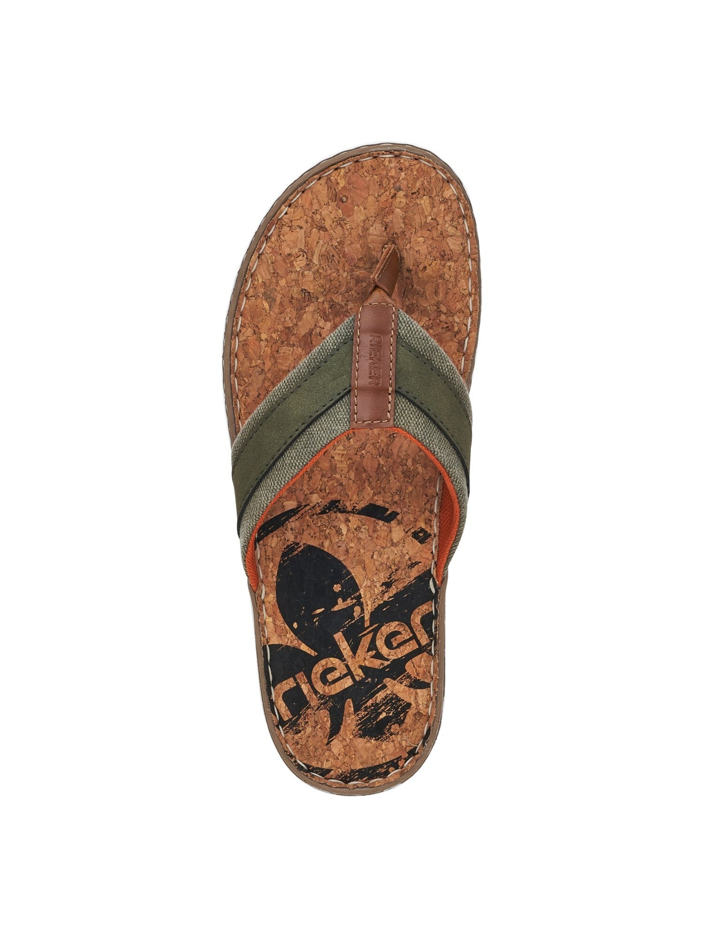 Rieker T-Bar Sandals in Green