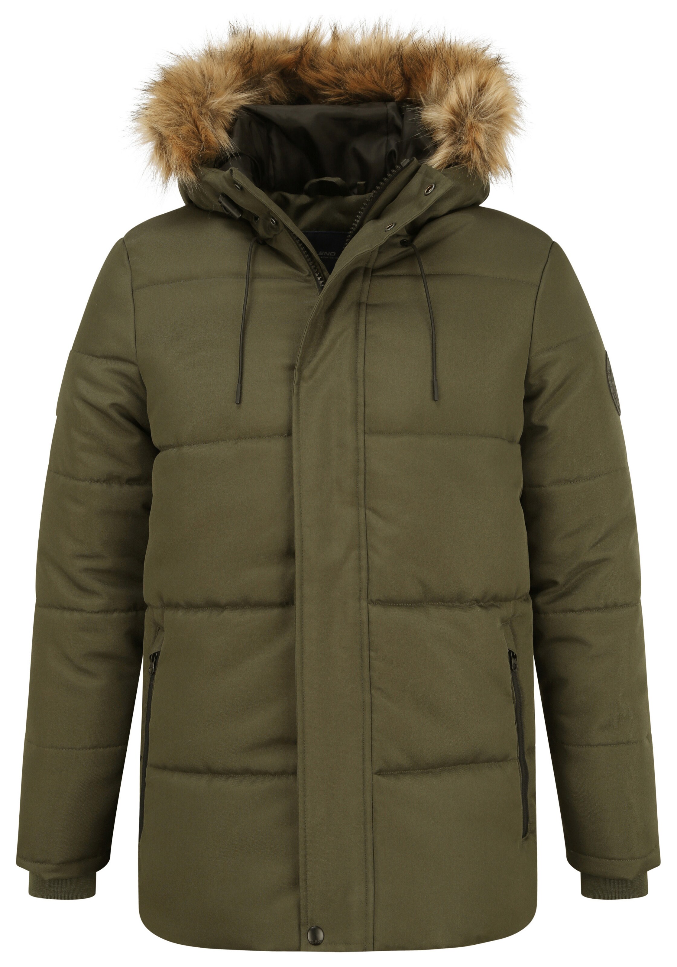 BLEND - Casaco de inverno 'Tenus' em verde: frente