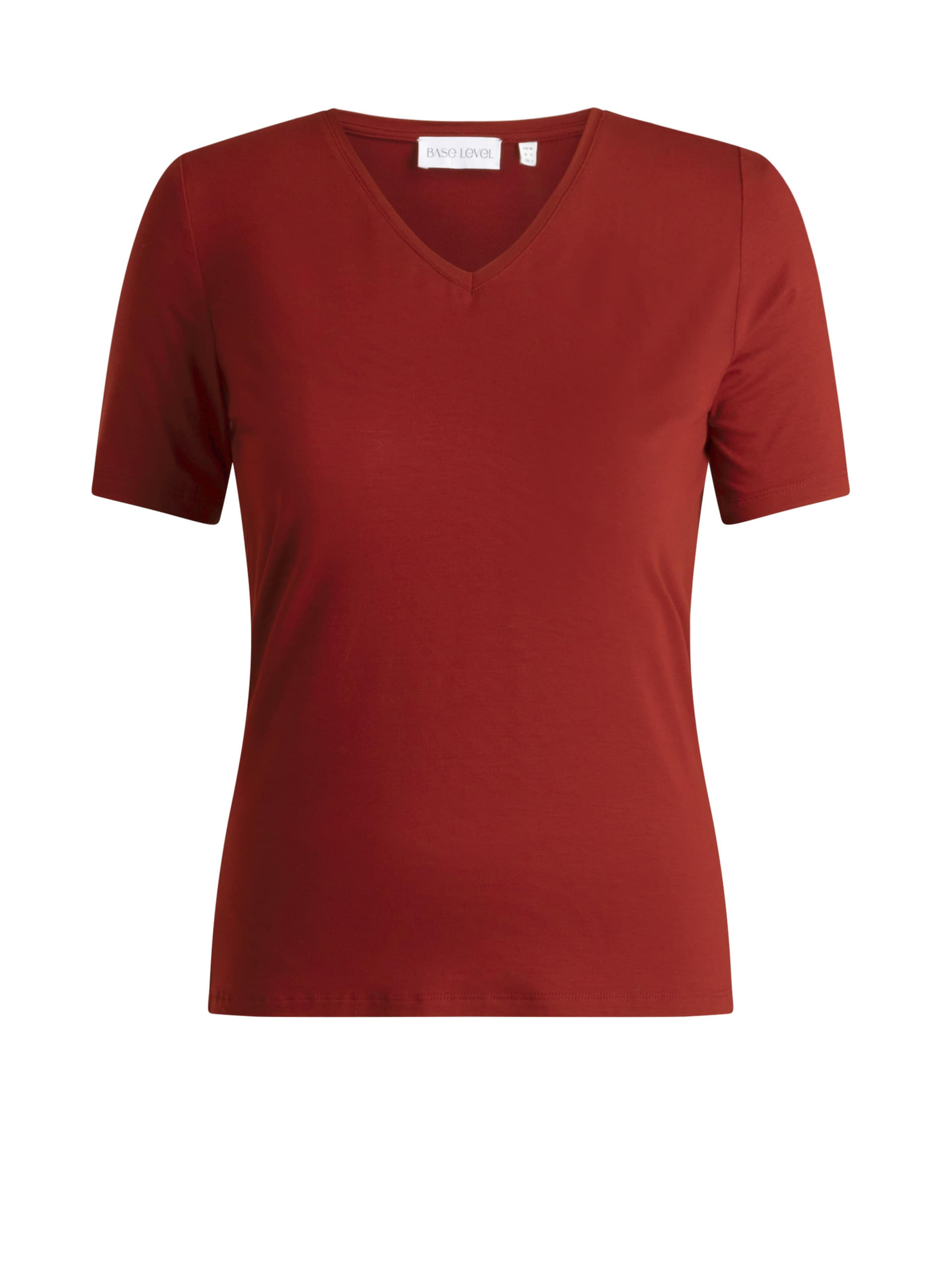 BASE LEVEL Shirt in Rot: Vorderseite