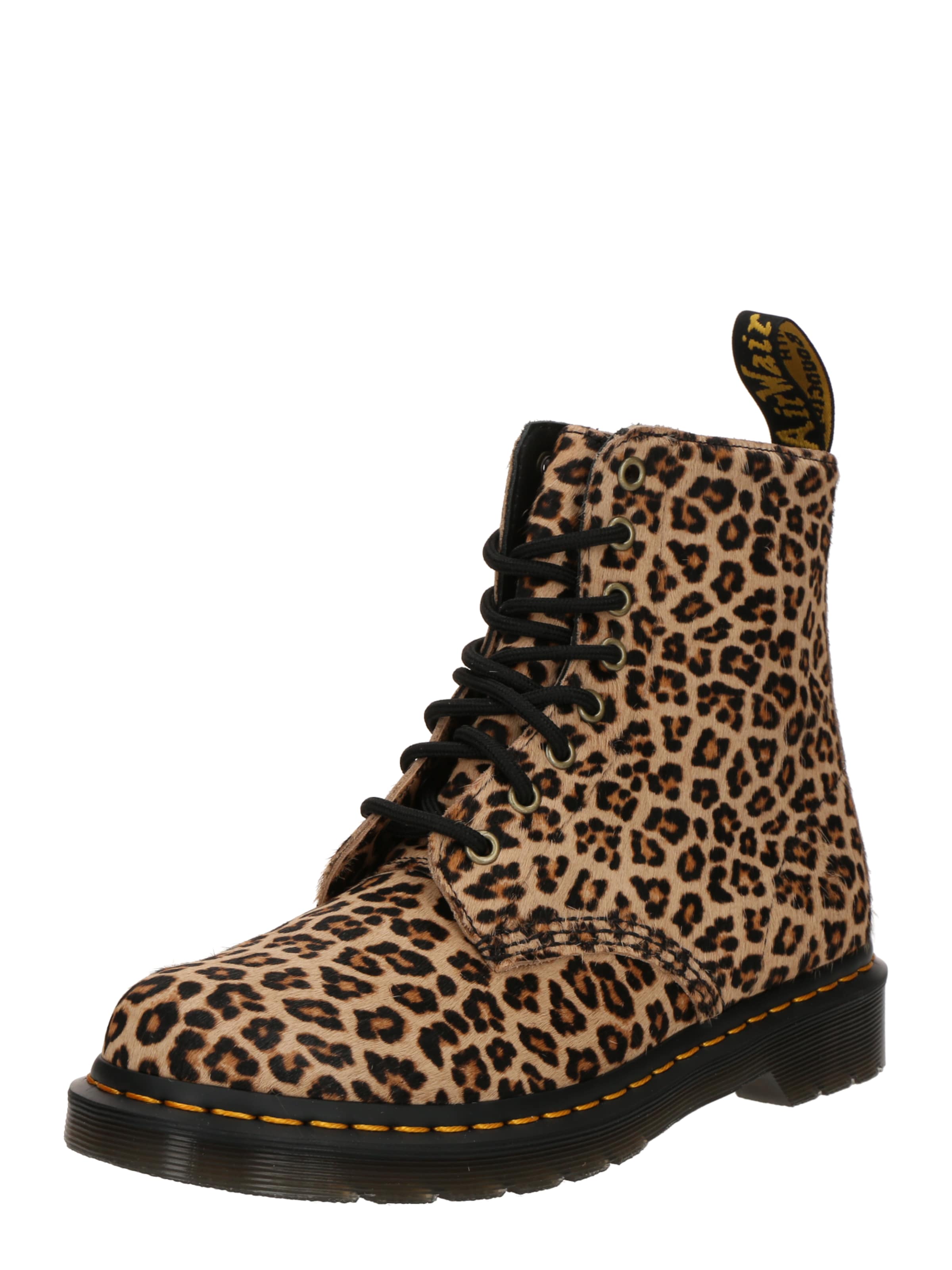 Suvarstomieji kulkšnis dengiantys batai '1460 Pascal' iš Dr. Martens, spalva – smėlio spalva / ruda / juoda, Prekių apžvalga