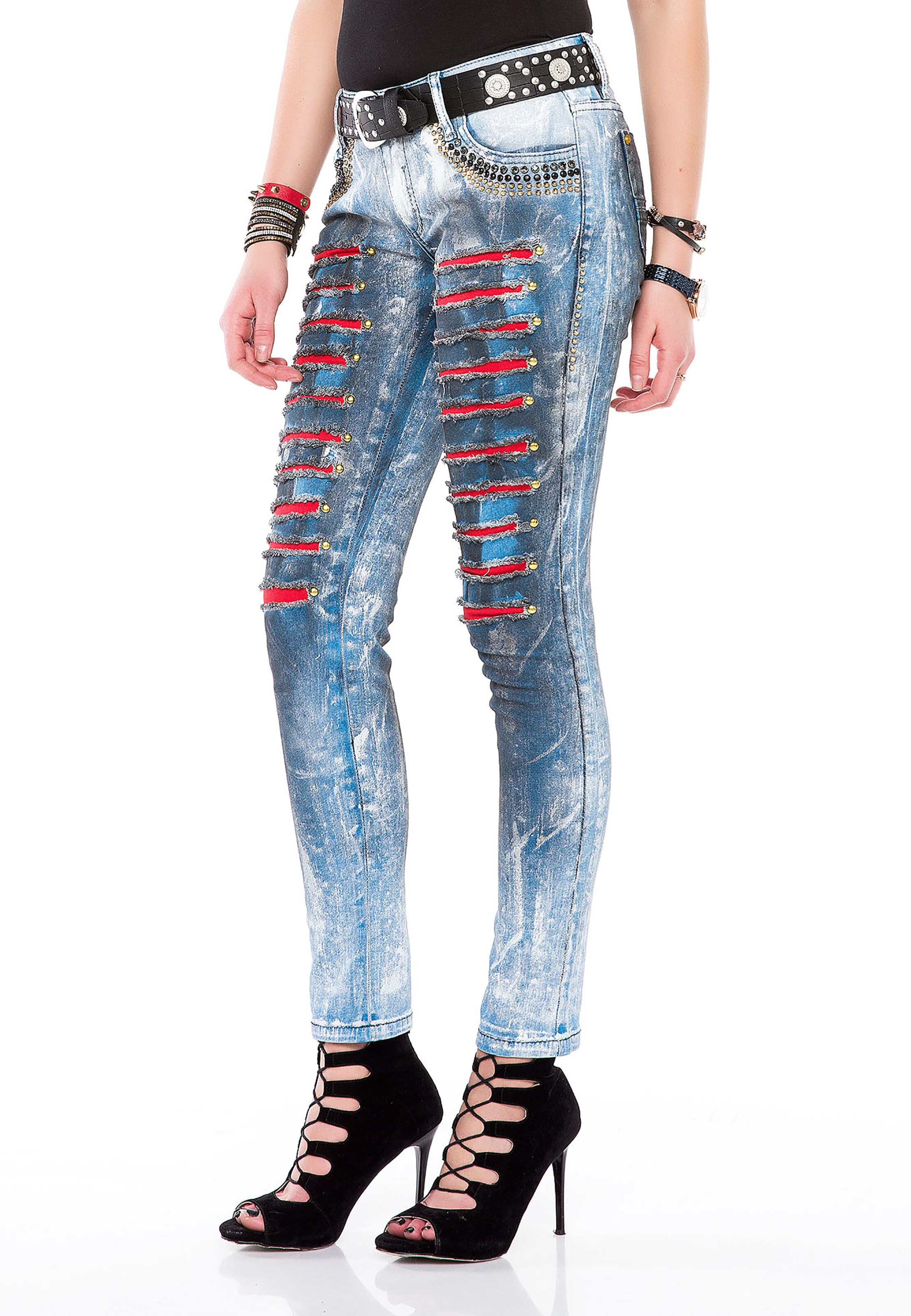 CIPO & BAXX Skinny Jeans in Blauw