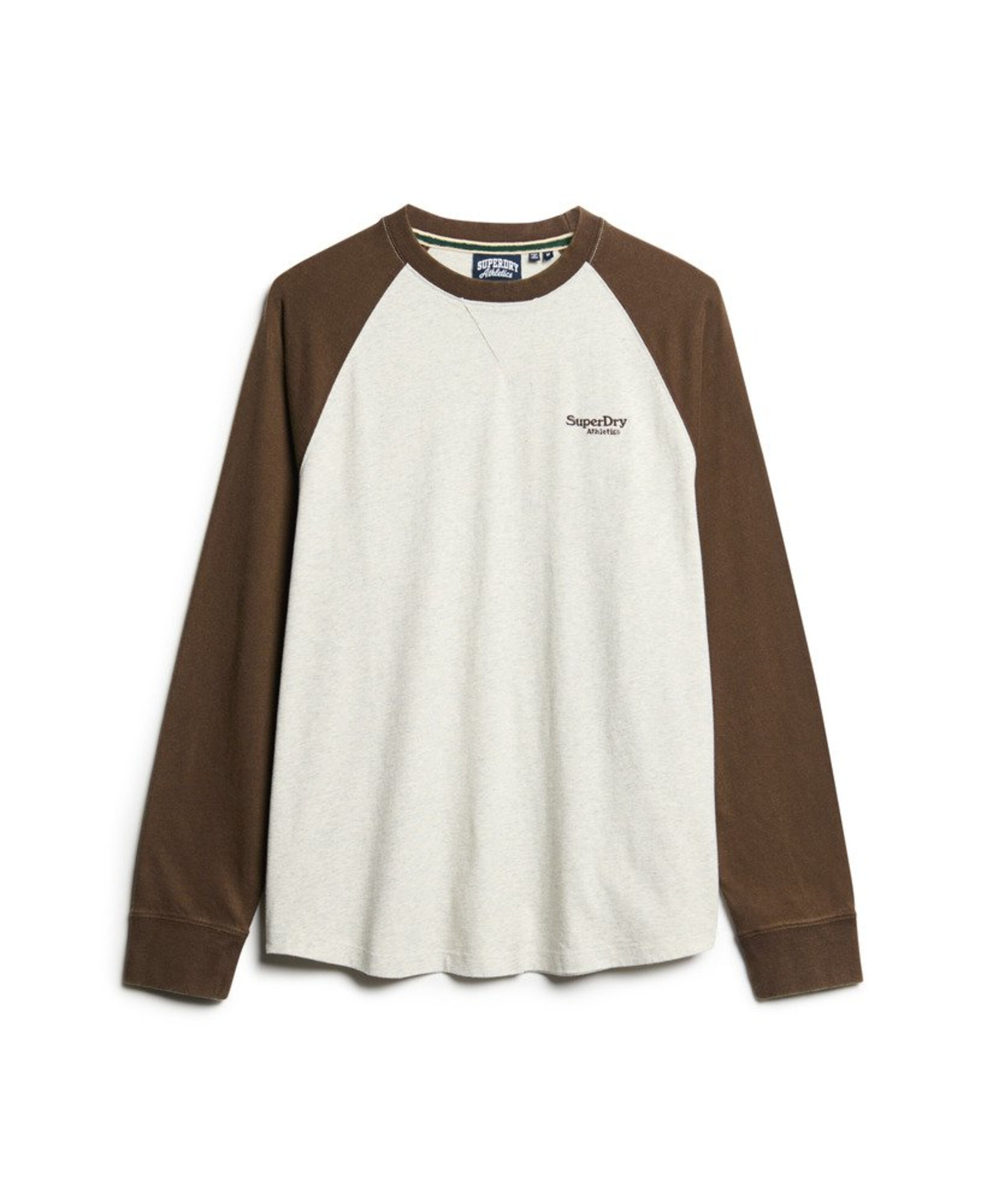 Superdry Shirt 'Essential' in Bruin: voorkant