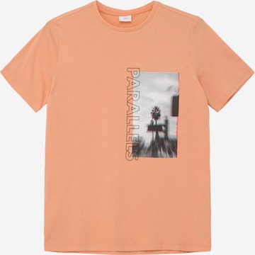 T-Shirt s.Oliver en orange : devant