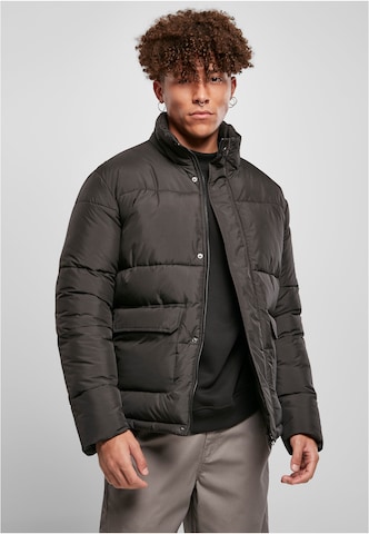 Urban Classics Between-Season Jacket in Black: front