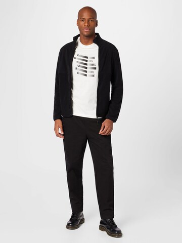 JACK & JONES Fleecejacka 'POWER' i svart