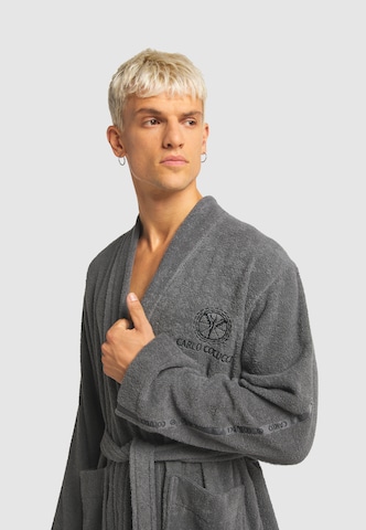 Carlo Colucci Long Bathrobe in Grey