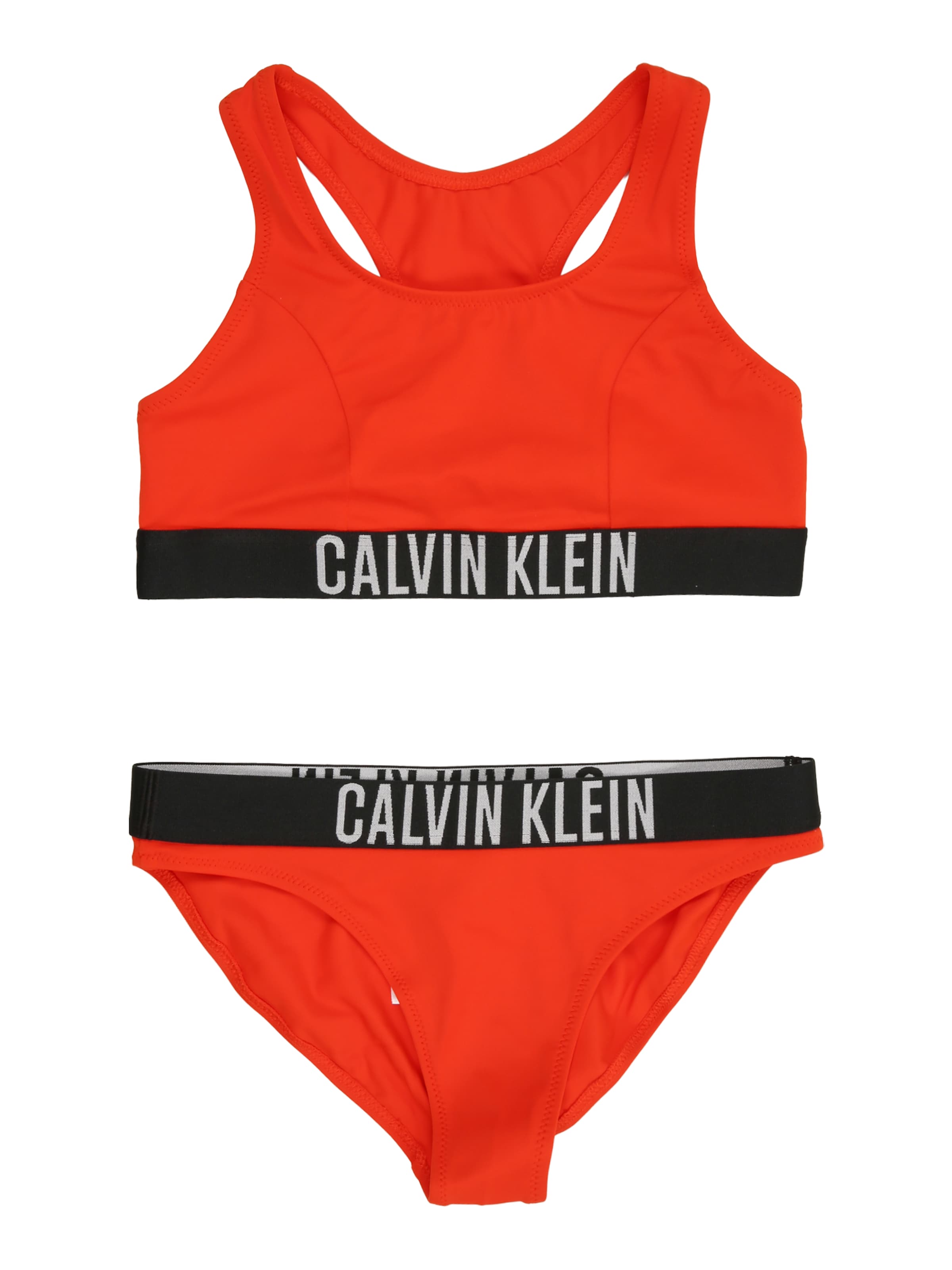 Calvin Klein Swimwear Бюстье Бикини в Красный: спереди