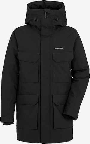 Didriksons Outdoorjacke 'Drew' in Schwarz: Vorderseite
