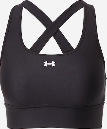 UNDER ARMOUR Бюстье Спортивный бюстгальтер в Черный: спереди