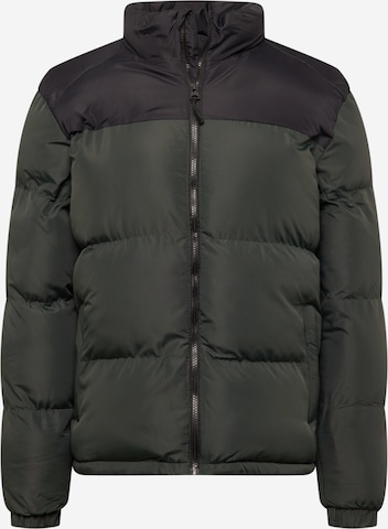 BRAVE SOUL Between-Season Jacket 'DAVIS' in Green: front