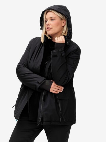 SHEEGO Outdoorjacke in Schwarz